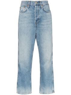 RE/DONE прямые джинсы из винтажного денима