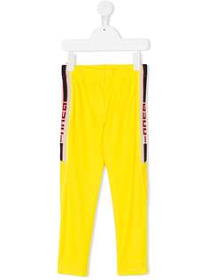 Gucci Kids леггинсы с боковыми полосками