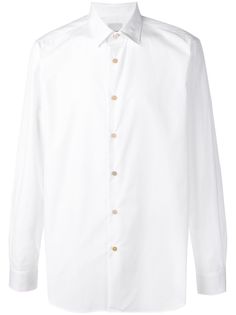 Paul Smith приталенная рубашка с длинными рукавами