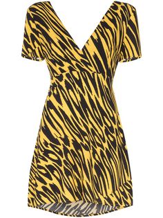 Double Rainbouu платье мини с тигровым принтом