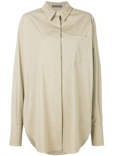 Alberta Ferretti рубашка кроя оверсайз