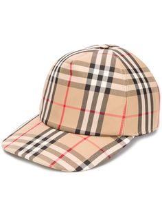 Burberry бейсболка в клетку Vintage Check