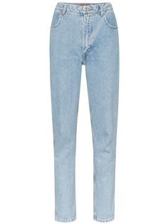 Eckhaus Latta джинсы прямого кроя с завышенной талией