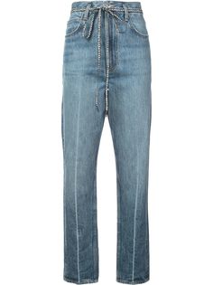 Proenza Schouler White Label укороченные расклешенные джинсы PSWL
