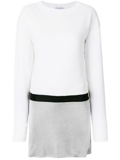 JW Anderson мини-платье с эффектом потертости