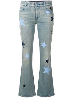 Stella McCartney джинсы "скинни" со звездами