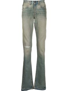 Off-White джинсы Slim Split