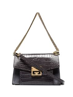 Givenchy сумка на плечо GV3 с тиснением под кожу крокодила