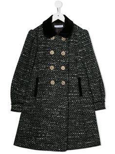 Dolce & Gabbana Kids вязаное пальто