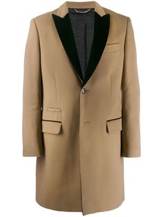 Philipp Plein пальто с контрастными лацканами