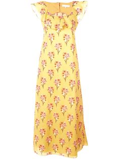 Borgo De Nor длинное платье с цветочным принтом