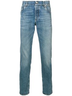 Brunello Cucinelli джинсы узкого кроя с выцветшим эффектом