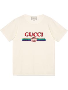 Gucci футболка оверсайз с логотипом