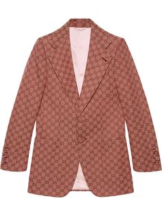 Gucci парусиновый пиджак с узором GG
