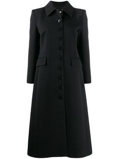 Givenchy однобортное пальто на пуговицах