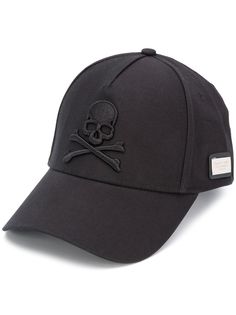 Philipp Plein бейсболка с декором Skull