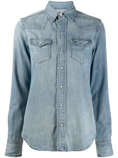 Polo Ralph Lauren джинсовая рубашка с карманами