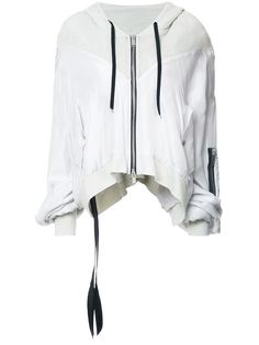 UNRAVEL PROJECT укороченное худи на молнии