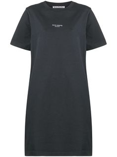 Acne Studios платье-футболка с логотипом