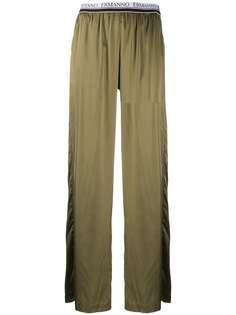 Ermanno Ermanno атласные брюки без застежки
