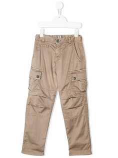 Brunello Cucinelli Kids брюки прямого кроя с карманами