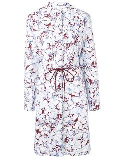 Cédric Charlier платье-рубашка с цветочным принтом