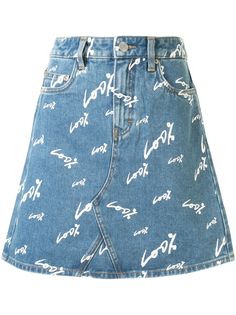 PortsPURE короткая джинсовая юбка