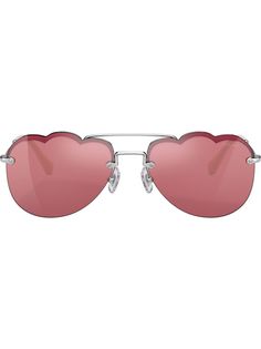 Miu Miu Eyewear солнцезащитные очки-авиаторы Cloud