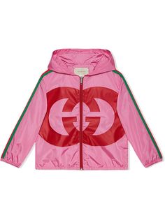 Gucci Kids куртка с принтом Interlocking G