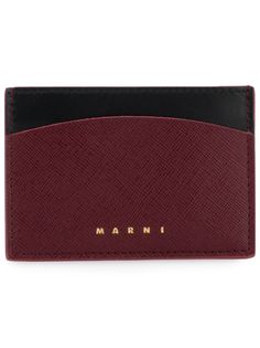 Marni визитница с тисненым логотипом