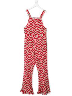 Stella McCartney Kids комбинезон с принтом вишни