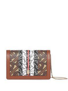 Burberry картхолдер с монограммой