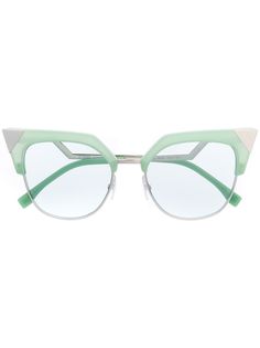 Fendi Eyewear солнцезащитные очки в оправе кошачий глаз