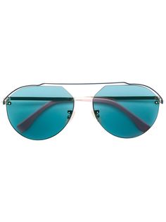 Fendi Eyewear солнцезащитные очки-авиаторы с затемненными линзами