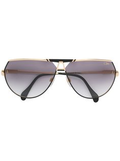 Cazal затемненные солнцезащитные очки-авиаторы