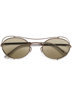 Mykita солнцезащитные очки Mykita x Maison Margiela в круглой оправе