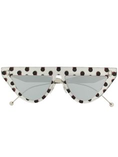 Fendi Eyewear солнцезащитные очки в горох