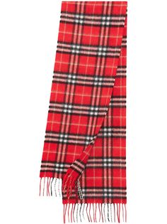 Burberry Kids кашемировый шарф в клетку Vintage Check