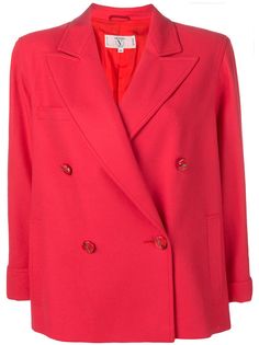 Valentino Pre-Owned двубортный пиджак в стиле 1980-х