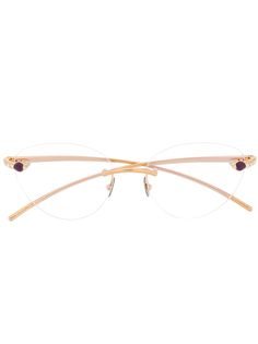 Pomellato Eyewear очки с линзами формы кошачий глаз