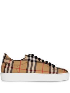 Burberry кроссовки в клетку Vintage Check