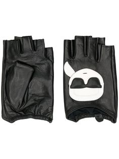 Karl Lagerfeld перчатки-митенки