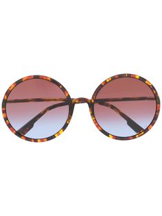 Dior Eyewear солнцезащитные очки с круглыми градиентными стеклами