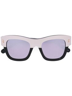 Stella McCartney Eyewear объемные солнцезащитные очки в квадратной оправе