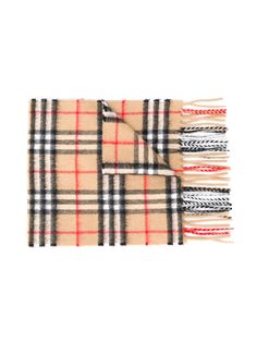 Burberry Kids клетчатый шарф