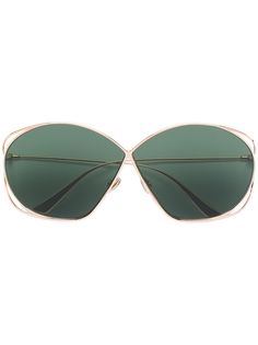 Dior Eyewear массивные солнцезащитные очки с затемненными линзами