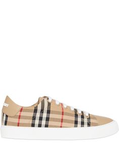 Burberry кроссовки в клетку Vintage Check