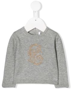 Chloé Kids джемпер вязки интарсия с логотипом