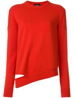 Calvin Klein 205W39nyc джемпер с потертым подолом