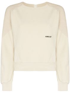 AMBUSH флисовая толстовка с логотипом